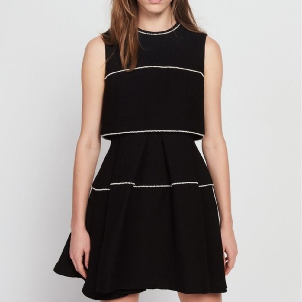 SANDRO BLACK PEARL DRESS